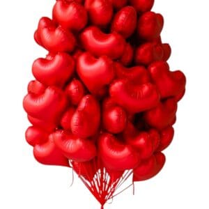 Love Heart Balloons Bouquet